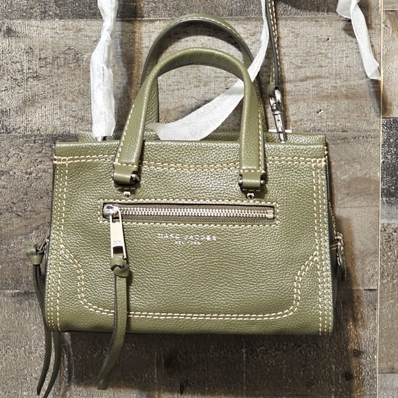 New Marc Jacobs Mini Cruiser Pebbled Leather Crossbody Satchel - Picture 1 of 11
